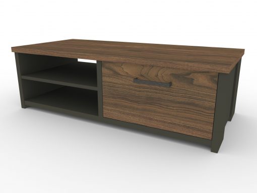 Salontafel Metz Antraciet/Walnoot-0